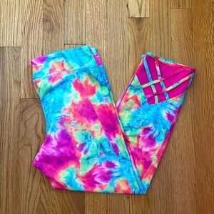 3/$15💥 Champion Girls Tie Dye Cropped Leggings